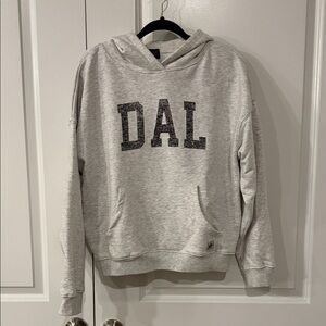 NWT DAL Grey Pullover Hoodie Sweatshirt size S- Dallas Stars